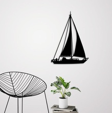 impressão 3d 2d decoração parede arte dedo pinshape barco vela navio modelo 3d print model - Mito3D
