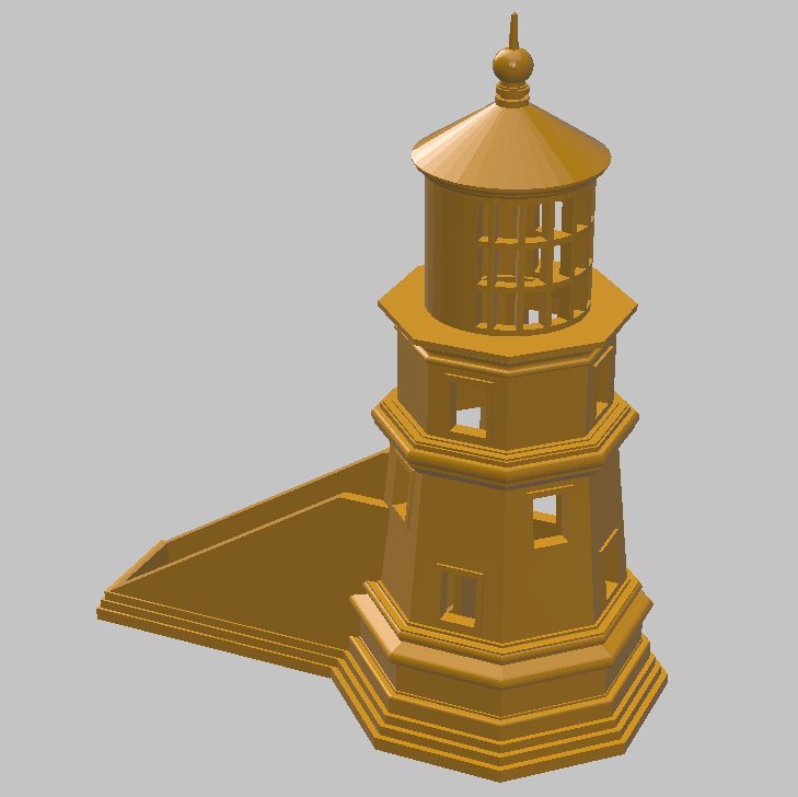 phare l'entreprise titulaire carte pinshape d'affaires bureau ordinateur 3d modèle mer gadget gadgets 3D print model - Mito3D