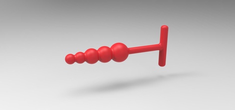 bolas anal 1 pinshape adulttoy brinquedo adulto 3d print model - Mito3D