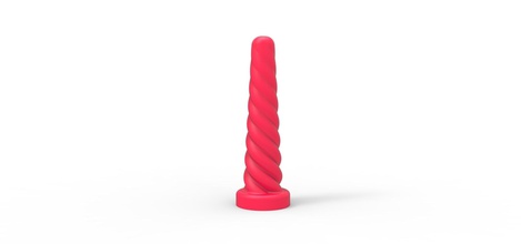 anal plug 15 pinshape screw spiral analplug printable print toy adult 3d print model - Mito3D