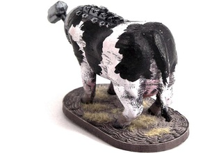 protocattle pinshape 28mm animal vache créature fantaisie fiction figure l'avenir jeu mauvais jeux mech miniature modèle multivers robot rpg science scifi sf l'espace table 3d print model - Mito3D