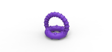 cock ring 6 pinshape printable imprimir cockring anel galo brinquedo adulto 3d print model - Mito3D