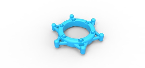 cock ring 7 pinshape printable imprimir cockring anel galo brinquedo adulto 3d print model - Mito3D