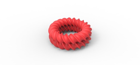 cock ring 14 pinshape printable imprimir cockring anel galo brinquedo adulto 3d print model - Mito3D