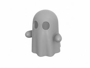 spooky pinshape mort caractère dessin animé monstre fête d'halloween esprit ghostface 3d print model - Mito3D