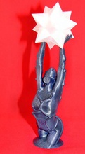 starchaser pinshape soutien libres design concours figurine buste sexy l'explorateur vaisseau spatial femme 3d print model - Mito3D