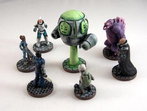 universel conservateur 28mm miniature pinshape alien continuum fantaisie jeu mauvais jeux mech multivers robot rpg scifi sf l'espace table 3d print model - Mito3D