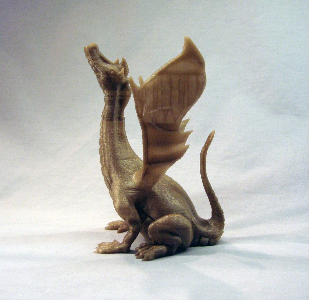 adalinda singing serpent pinshape sorcery ornament mythical magical fantasy dragon 3D print model - Mito3D