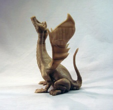 adalinda singende Schlange pinshape Zauberei ornament mythische magisch fantasy dragon 3d print model - Mito3D