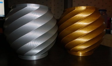 swirling urn pinshape 3d-design 3d print model - Mito3D