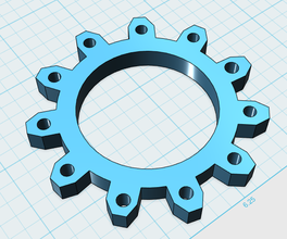 steampunk gear bracciale pinshape supporto free progettazione concorso 3d print model - Mito3D