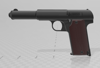 astra 400 pinshape Handfeuerwaffe gun Pistole starwars astra400 3d print model - Mito3D