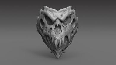 demonio hueso mask 3d imprimibles pinshape huesos máscara 3d print model - Mito3D