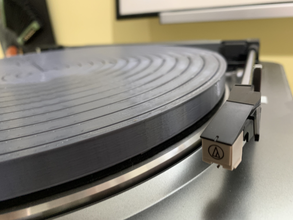 turntable record player Objekt adapter pinshape Datensatz 3d print model - Mito3D