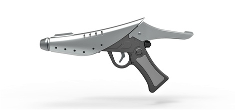 alderaan blaster pistol star wars pinshape silah scifi çürür starwarscosplay starwars oyuncak yazdırılabilir baskı cosplay yineleme prop film blasterpistol tabanca 3d print model - Mito3D