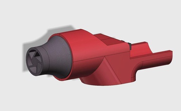 jet d'eau lecteur pinshape Conception 3d 3d print model - Mito3D