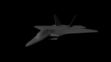 f-22 raptor pinshape pinshape-support-free-design-contest toys jet 3d print model - Mito3D