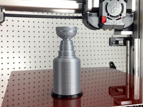 nhl stanley cup - dual extruder pinshape color print trophy replica hockey 3d print model - Mito3D