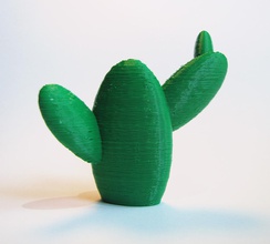 support free cactus pinshape pinshape-support-free-design-contest no-support 3d print model - Mito3D