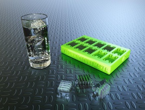 disipador calor icecube maker pinshape moho cubo hielo 3d print model - Mito3D