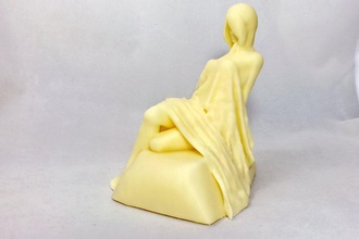 öpücük v2 pinshape yarışma tasarım ücretsiz destek supportless vücut heykelcik çıplak kadın seksi 3d print model - Mito3D