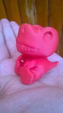 bébé rex pinshape low poly design concours soutien libres créature monstre jurassique dinosaure toon 3d print model - Mito3D