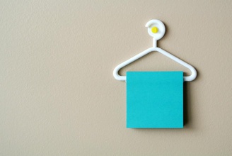 sticky note hanger pinshape towel post-it hook hang 3d print model - Mito3D