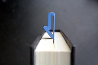 bookmark pinshape pinch easy book arrow 3d print model - Mito3D