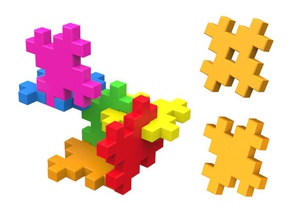 puzzle pinshape low poly progettazione concorso giochi supporto free i giocattoli 3d print model - Mito3D