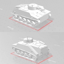 ijn Art 2 ka mi amphibisch Panzer Pinshape Marine Weltkrieg Japan Modell Bausatz Militärfahrzeug Fahrzeug Waffe 3d print model - Mito3D