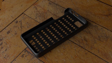 fairphone case 2 grid holes cutout pinshape smartphone protection phone 3d print model - Mito3D