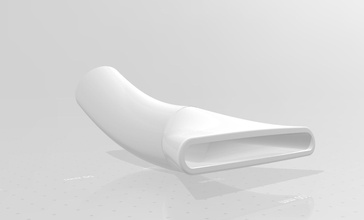 vakum temizleyici ağızlık ekstrüder iğne şekli 3d print model - Mito3D