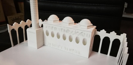 mosque penholder pinshape pencel-holder pencil- 3d print model - Mito3D
