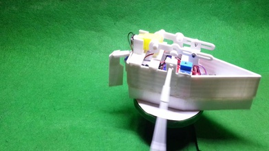 remo barco autómatas revisado smartphone forma alfiler barcos 3d print model - Mito3D