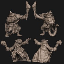 rata gente forma alfiler animal miniatura minis monstruo criatura zodíaco mesa pasatiempo bestia rpg 3d print model - Mito3D