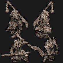 Dragão folk alfinete passatempo tampo mesa Coelho lebre zodíaco criatura monstro minis miniatura animal fera rpg 3d print model - Mito3D