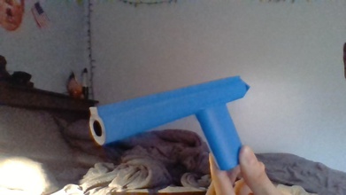 botella cohete pistola forma alfiler 3d print model - Mito3D