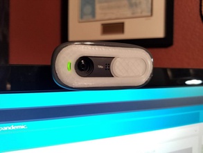 logitech c270 webcam privacy copertina guaina forma spillo 3d print model - Mito3D