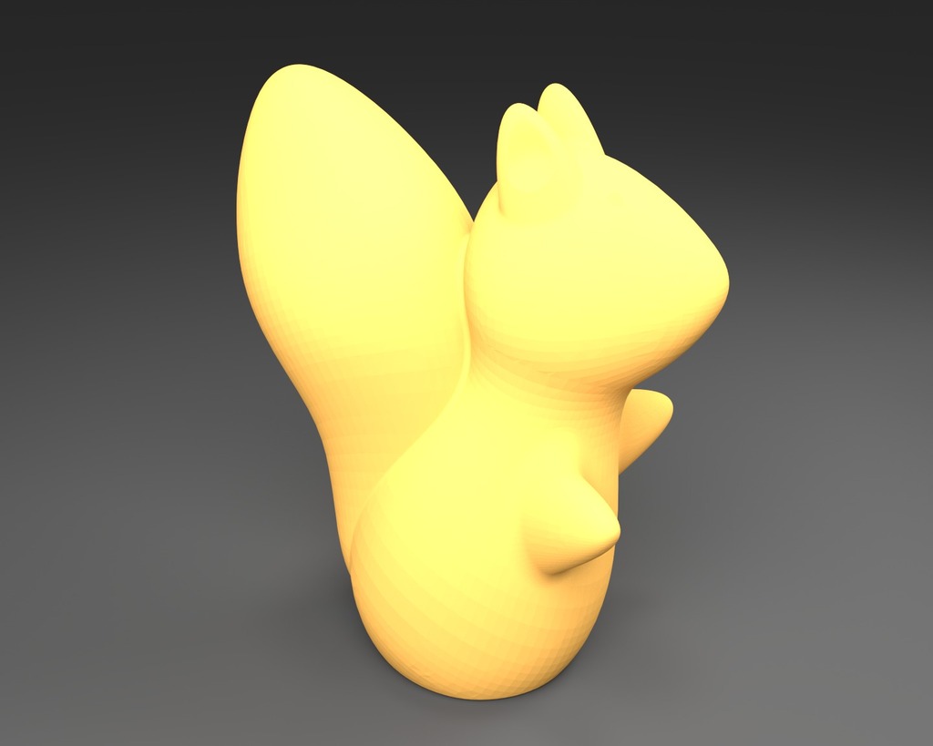 Eichhörnchen pinshape Tier 3D print model - Mito3D