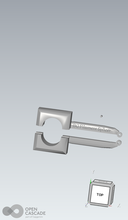 filamento splicer alfinete ferramenta 17mm 3mm filament gadget mudança 3d print model - Mito3D