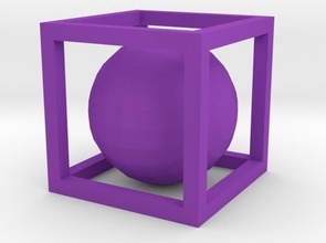 impossible box pinshape ballons ball-in-a-ball balls-of-glory ball-in-cage balls ball-and-stick-model boxing glove box-for-toys lid box- impossible-box 3d print model - Mito3D