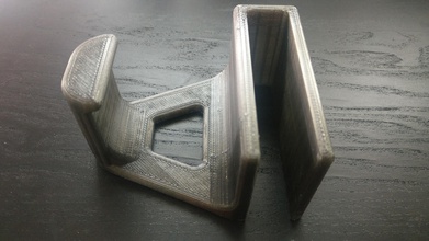 cuffia titolare supporto tavolo modello forma spillo Siberia acciaieria bekant ikea scrivania cuffie per 3d print model - Mito3D