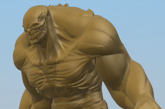 abominaci alfinete monstruo abominação figura corpulenta Hulk Infinity War hulk 3d print model - Mito3D
