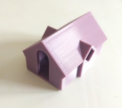 house 3d base pinshape miniature-buildings 3d print model - Mito3D