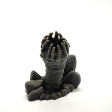 Roche Ver terre 28 mm forme d'épingle miniatures Échelle calcul rpg jouer rôle monstre fantaisie fantastique donjons dragons dnd DIY 3d print model - Mito3D