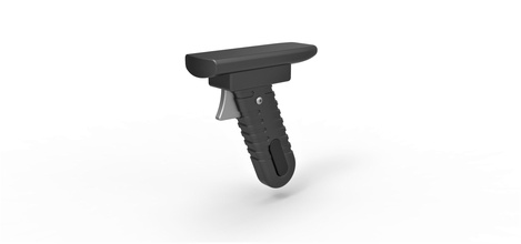 maniglia cosplay blaster pistola forma spillo giocattolo stampabile Stampa 3d print model - Mito3D