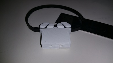 adapto axis belt holder pinshape belt-holder y-axis 3d print model - Mito3D