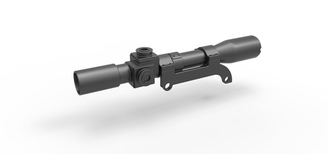 Umfang Cosplay Blaster 6 Pinshape Spielzeug druckbar drucken Gewehr Pistole scifi 3d print model - Mito3D