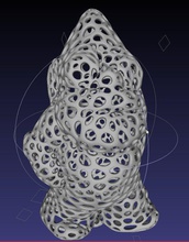 gnome voronoi Stil pinshape makerbot gnomeremix 3d print model - Mito3D
