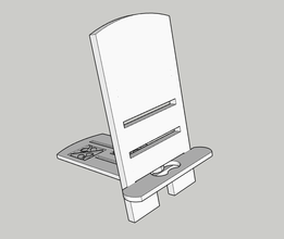 einstellbar Telefon Tablette Stand Pinshape Leben Hacks hacken Gadget praktisch 3d print model - Mito3D